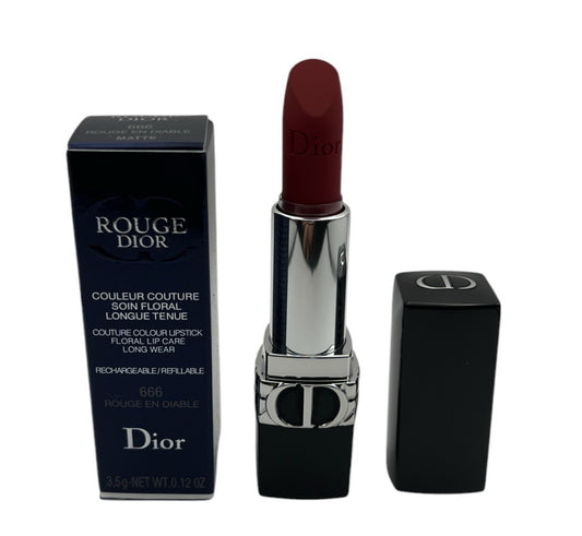 Christian Dior Rouge Dior Couture Colour Matte Lipstick 666 Rouge En Diable