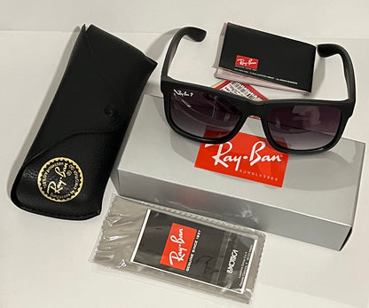 Ray-Ban Justin Sunglasses RB4165 622/8G - Classic Black 54mm