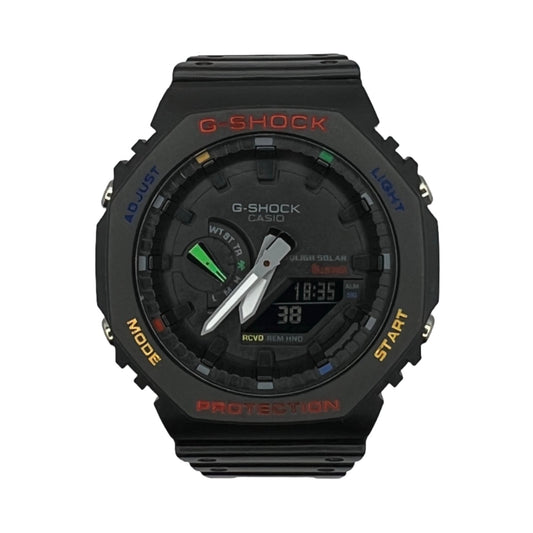 Casio G-SHOCK GA-2100H Men's Analog-Digital Quartz Watch - Rugged Black