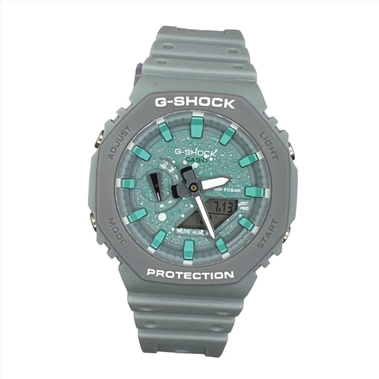 Casio G-SHOCK GA-2100 Men's Analog-Digital Quartz Watch - Light Green