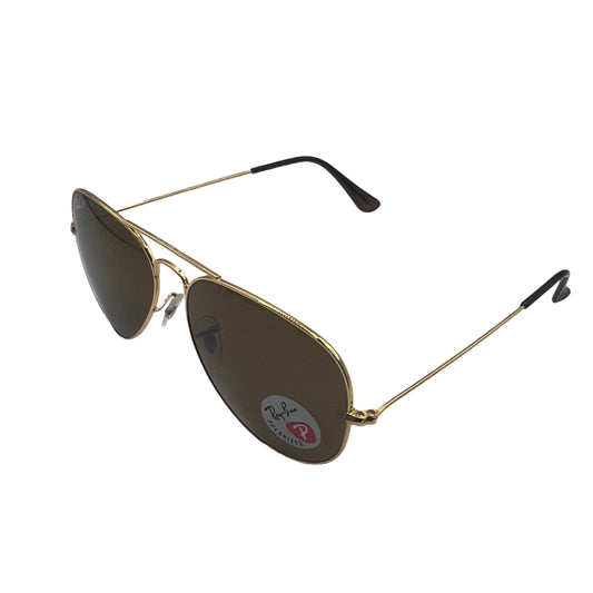 Ray-Ban Aviator Large Metal RB3025 58mm - Gold Frame with Polarized Brown Lenses