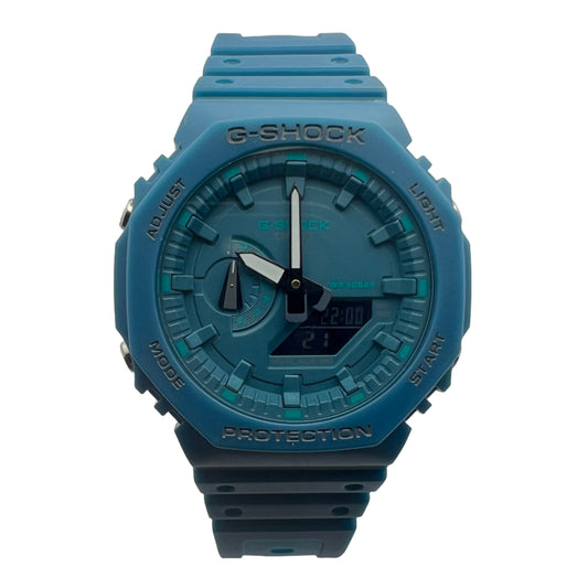 Casio G-SHOCK GA-2100H Quartz Watch - Blue Analog-Digital, Rugged and Stylish