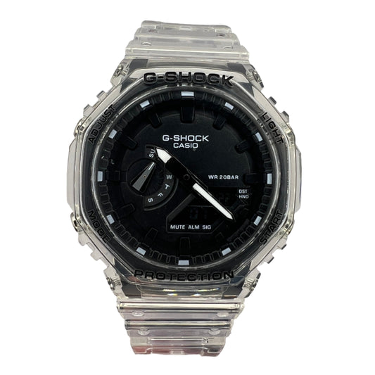 Casio G-SHOCK GM-2100 Clear Case - Rugged Analog-Digital Watch with Transparent Style