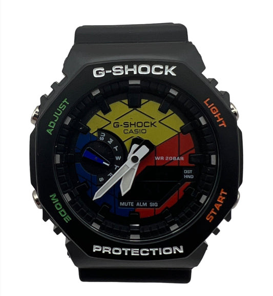 Casio G-SHOCK GA-2100 Rubik's Cube GA-2100 Vibrant and Durable