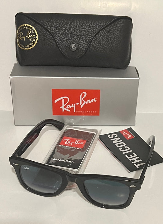 Ray-Ban Original Wayfarer Sunglasses RB2140 901/32 3N - Classic Black Frame with Grey Gradient Lenses