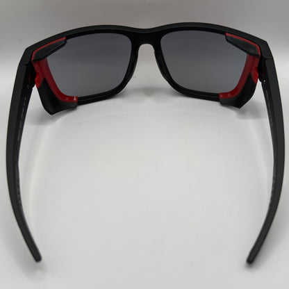 Prada SPS 07W DG0-09R 59#17 130 3N Sunglasses - Black Frame, Red Mirrored Lens