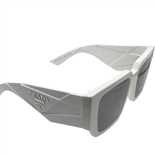 Prada SPR 12Z 461-5S0 53#19 140 3N Sunglasses - White Frame, Grey Lens