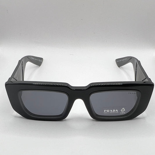 Prada SPR 11Z 461-5S0 54#17 140 3N Sunglasses - Black Frame, Grey Lens