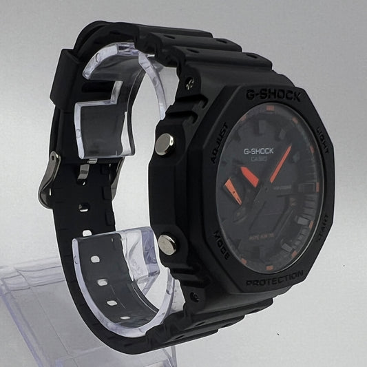 Casio G-SHOCK GA-2100 Analog-Digital Watch - Black, 200M Water-Resistant