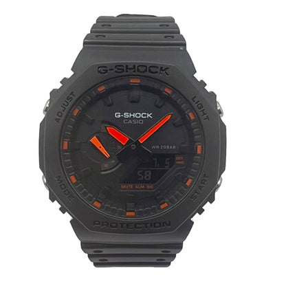 Casio G-SHOCK GA-2100 Analog-Digital Watch - Black, 200M Water-Resistant