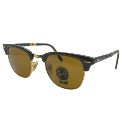 Ray-Ban Clubmaster RB2176 901-S/M8 Sunglasses - Iconic Design, 51mm, Gold Accents