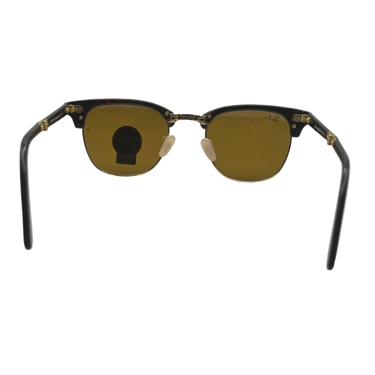 Ray-Ban Clubmaster RB2176 901-S/M8 Sunglasses - Iconic Design, 51mm, Gold Accents