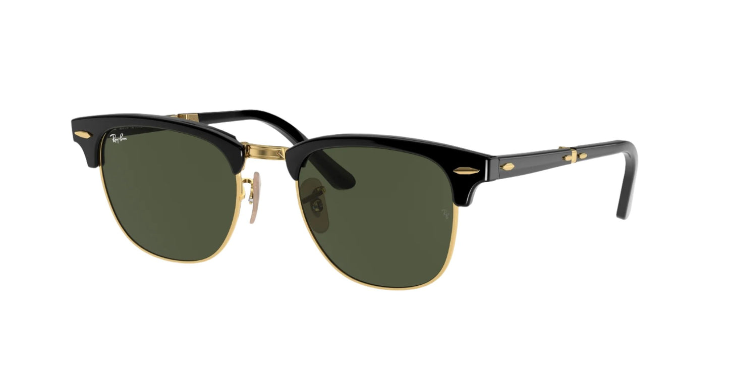 Ray-Ban RB2176 901 3N TRI 51mm Tortoise/Gold Clubmaster Sunglasses