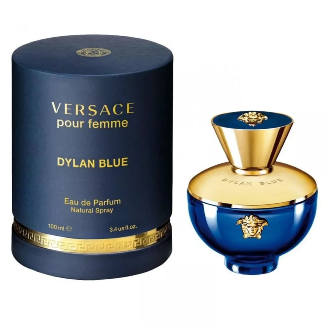 Versace Pour Femme Dylan Blue Eau de Parfum 100ml - Bold and Sensual Women's Fragrance