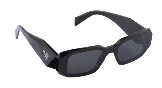 Prada SPR17W 1AB-5S0 51mm Sunglasses - Black Frame with Grey Lenses