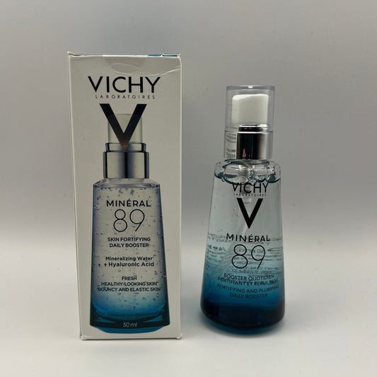 Vichy Minéral 89 Fortifying and Replumping Daily Booster 50ml - Hydrate and Strengthen Your Skin