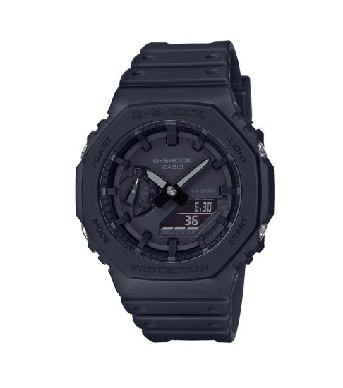 Casio G-SHOCK Men Analogue-Digital Quartz Watch with Plastic Strap GA-2100H (Transparent Grey)