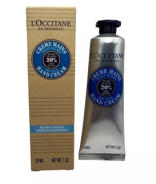 L'OCCITANE Shea Butter Hand Cream 30ml | 8 hrs Intense Hydration | Vegan-Friendly