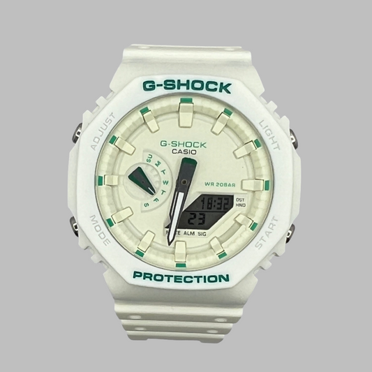 Casio G-SHOCK GA-2100 Men's Analog-Digital Quartz Watch, White